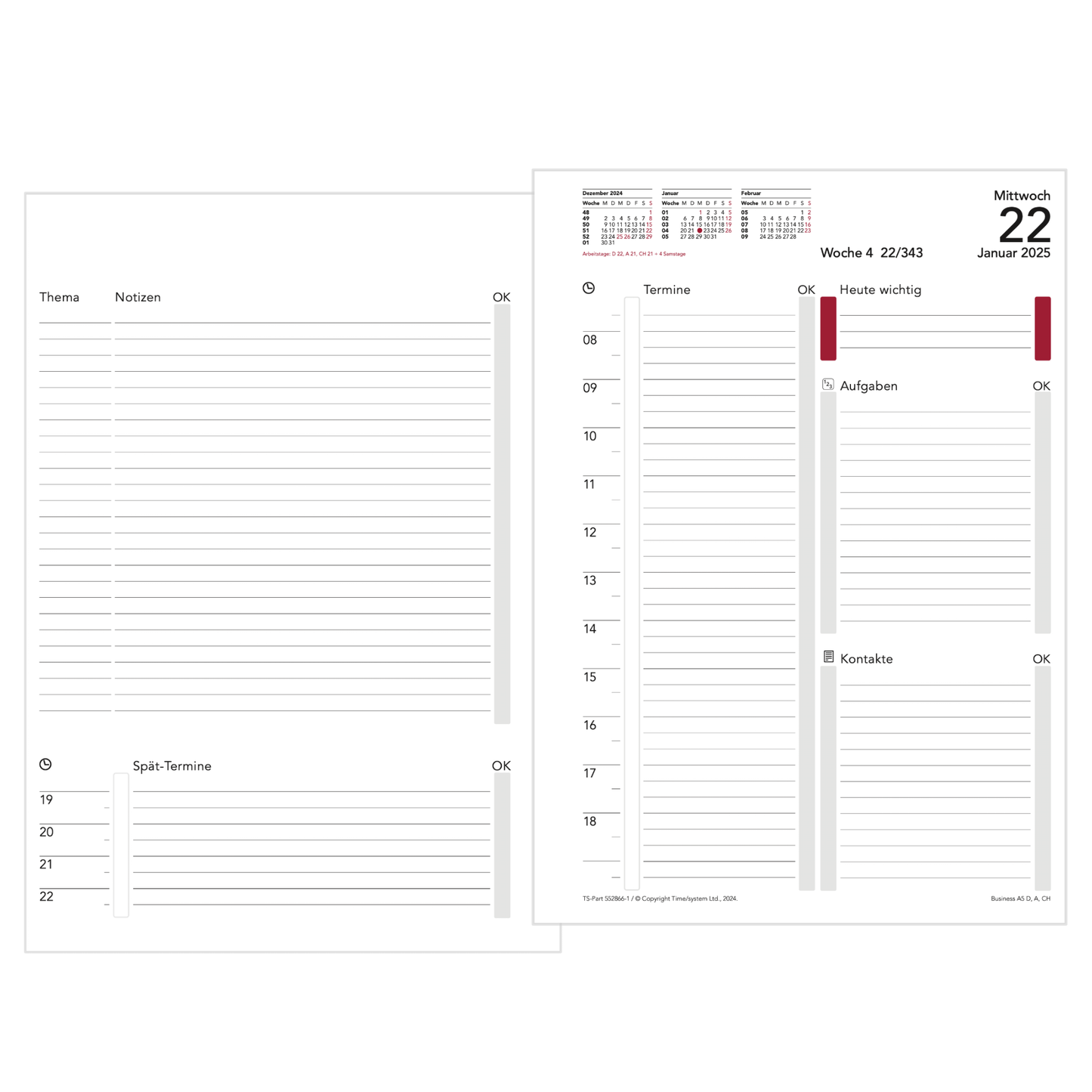 Business A5 Jahresinhalt 2026 AT Tag