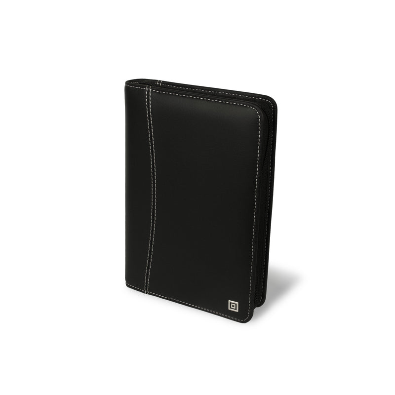 Compact Montana Schwarz Ringbuch mit Reißverschluss