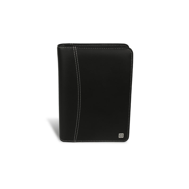 Compact Montana Schwarz Ringbuch mit Reißverschluss