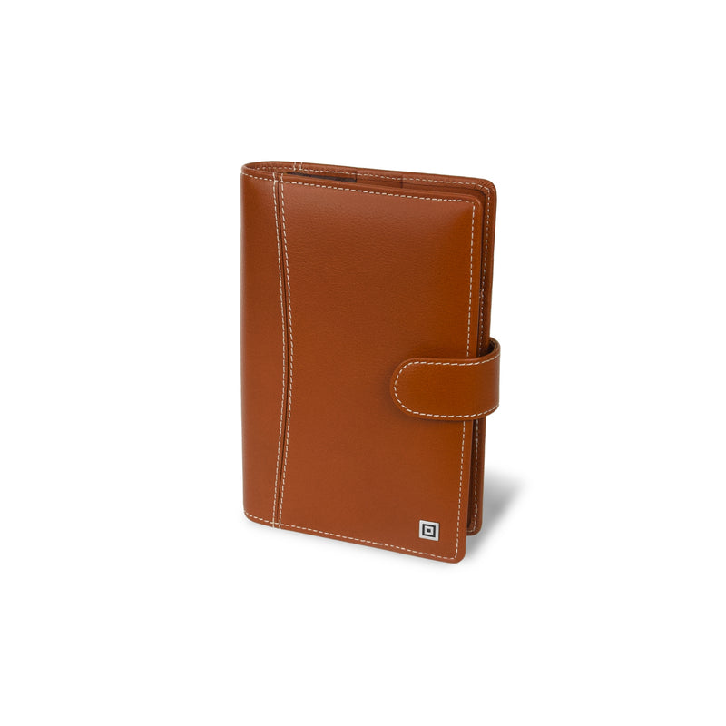 Compact Montana Braun Ringbuch mit Verschlusslasche