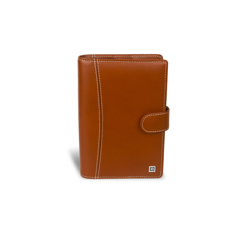 Compact Montana Braun Ringbuch mit Verschlusslasche