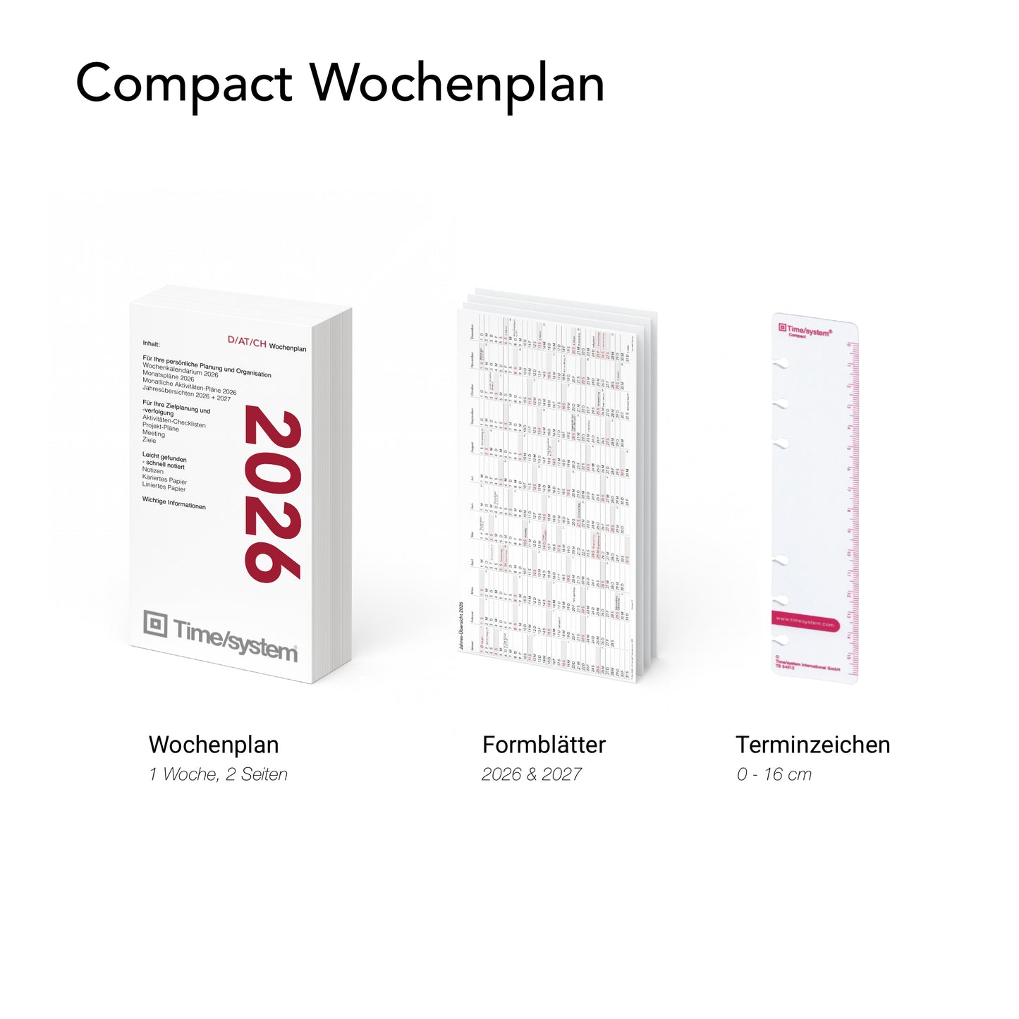 Compact Jahresinhalt 2026 Tag oder Woche DEUTSCH