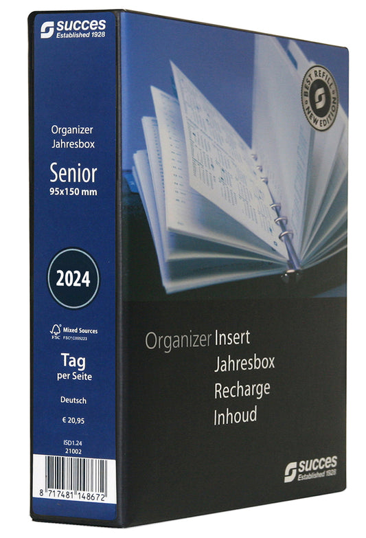 Succes Jahresbox Senior 1 Tag pro Seite Deutsch weiss 2024