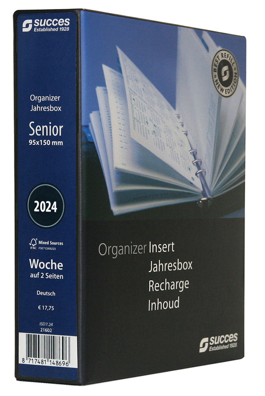 Succes Jahresbox Senior 7 Tage auf 2 Seiten Deutsch 2024