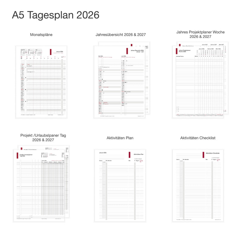 Business A5 Jahresinhalt 2026 DE Tag